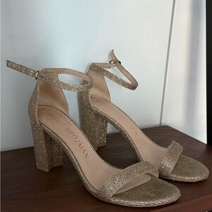 Stuart Weitzman Nearlynude Strap Sandals